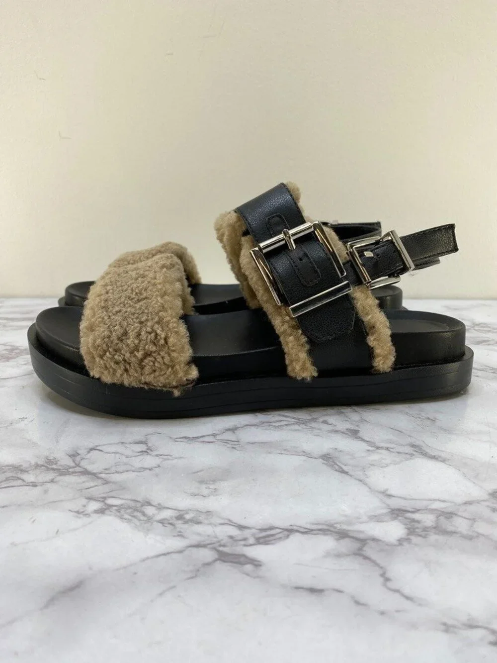 Aerosoles Women's Lada Buckle Strap Footbed Sandals Lord&Taylor SZ 7M